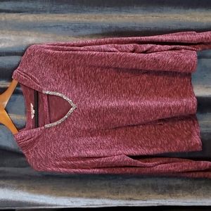 Juicy Couture v neck light hoodie